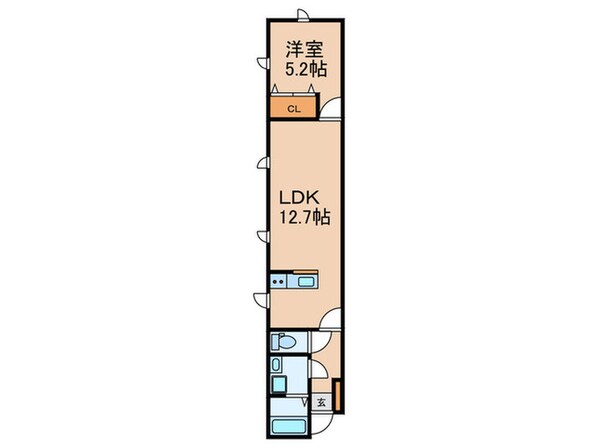 Imagawa Mid Garden Suiteの物件間取画像